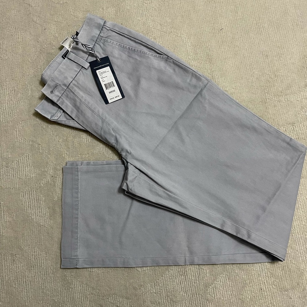 Vineyard Vines 30x32 Slim Fit Breaker Pant tags on